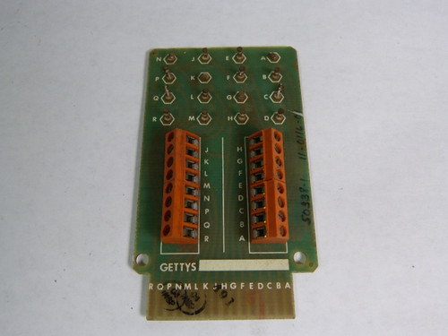 Gettys 11-0116-01 Circuit Board Module USED