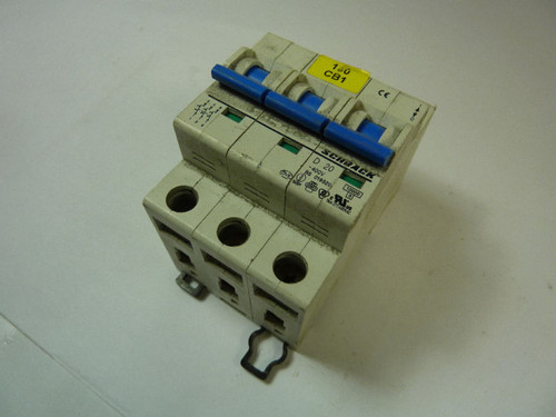 Schrack BS-019320 Circuit Breaker 20A 3-Pole USED