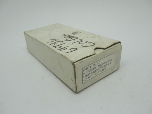 Pitanco Precision TRI-07 Pressure Temperature Gauge 200PSI 1/2" NPT NEW