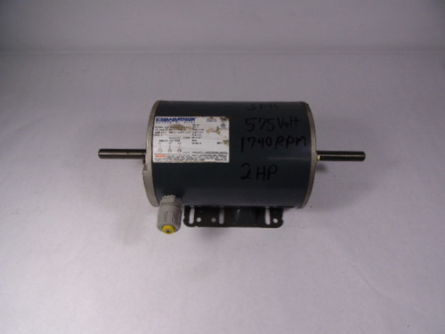 Marathon 2HP 1740RPM 575V 56HZ-80 DP 3Ph 2.5A 60Hz USED