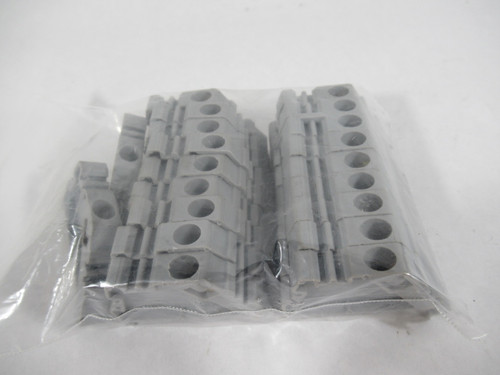 Connectwell CA802 Terminal Block - Grey Lot of 20 USED