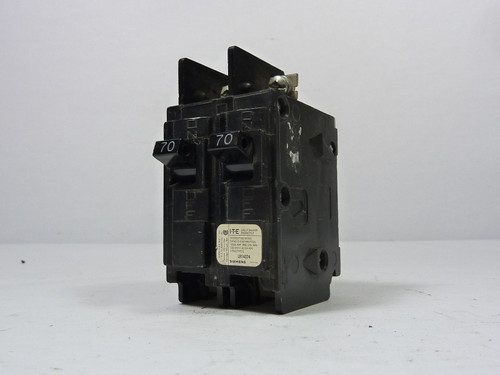 Siemens 70A Circuit Breaker 2P 120/240VAC Type Q USED