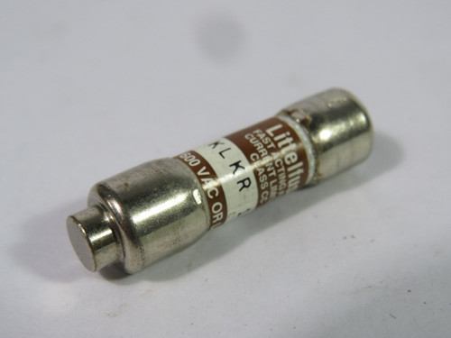 Littelfuse KLKR-10 Fast Acting Fuse 10A 600V USED