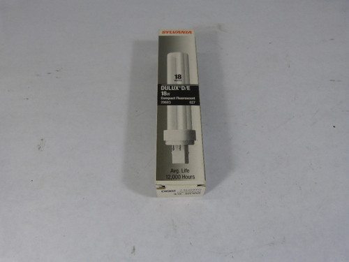 Sylvania 20683 Compact Fluorescent 4 Pin Double Tube 18 W ! NEW !