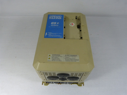 Omron CIMR-G5U57P5 Inverter Drive 10 Hp 575 V AC USED