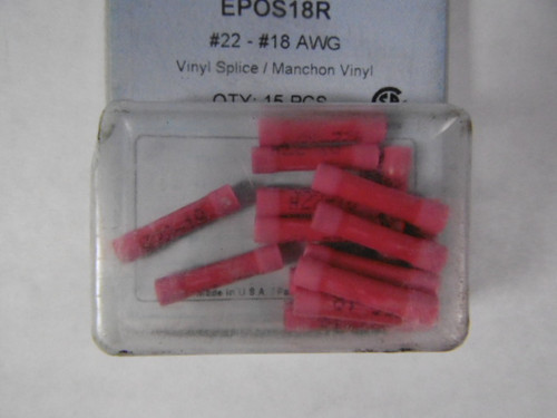 Electripro EPOS18R Vinyl Splice 22-18AWG Box of 15 ! NEW !