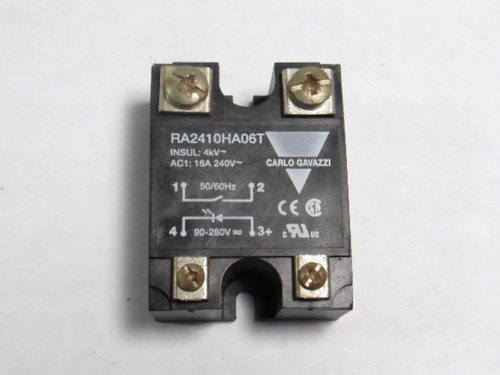 Carlo Gavazzi RA2410HA06T Solid-State Relay 16A 240V USED