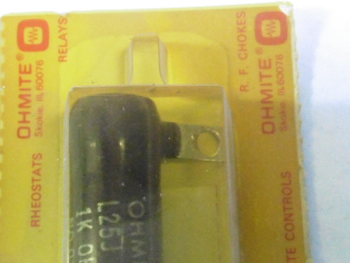 Ohmite L25J1K0 Resistor 25W 1000 Ohm ! NEW !