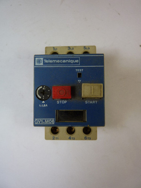 Telemecanique GV1-M06 Motor Circuit Breaker 115V USED