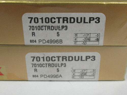 NSK 7010CTRDULP3 Super Precision Angular Contact Bearing Set 50x80x32mm NEW