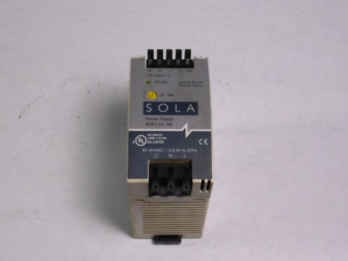 Sola SDP2-24-100 Power Supply 2.1A 24V DC USED