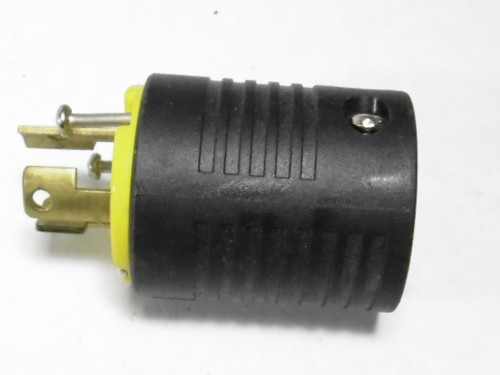 Pass & Seymour L6-15 Male Connector 15A 250V 3-Wire 2-Pole USED