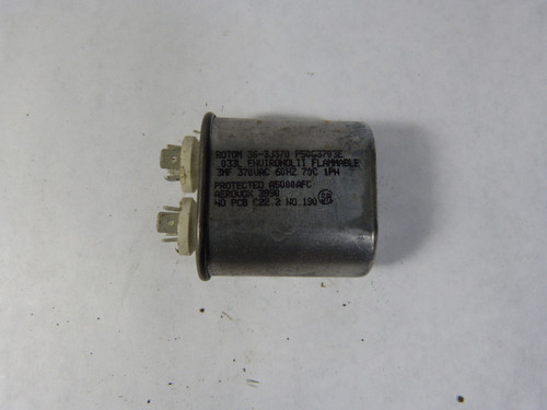 Rotom 36-3J370 Capacitor 3 MFD 370 Volt ! NEW !