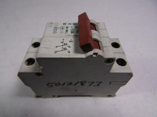 Klockner Moeller FAZ-L6A-2 Circuit Breaker 2-Pole 6A 220/380V AC USED