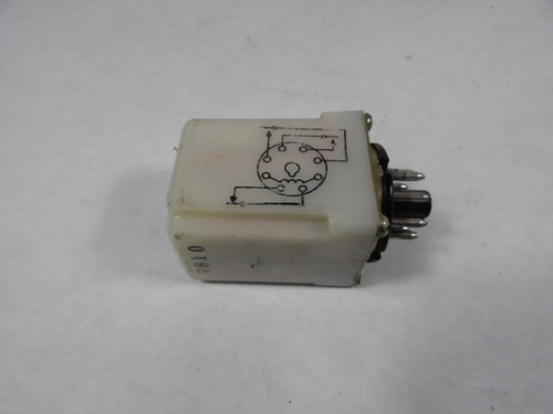 Hurletron 980312 Relay 5A 125V 60Hz 48V DC Coil USED