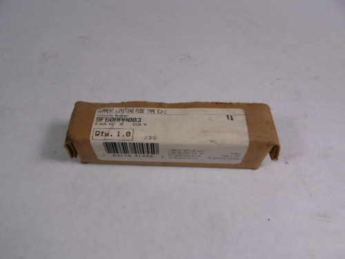 General Electric 9F60AAA003 Current Limiting Fuse 3EA 0.625kV *SEALED* ! NEW !