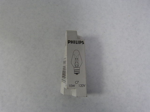 Phillips C7 Replacement Bulb - Clear 10W 120V ! NEW !