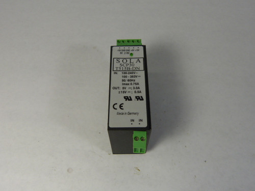 Sola SCP30T515B-DN Power Supply 100-240V 0.75Amp USED
