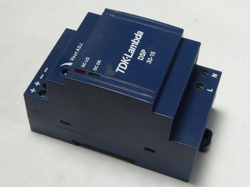 Lambda DSP30-15 Adjustable Power Supply 30W 2A 15V USED