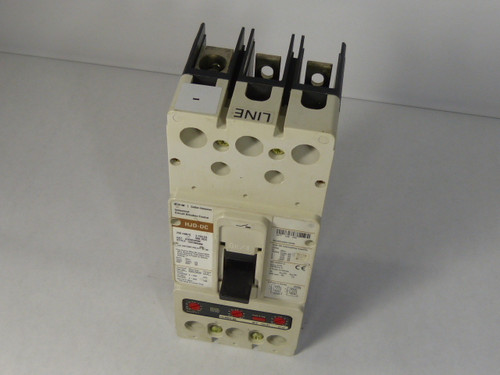 Cutler Hammer HJDDC3250 HJD-DC Circuit Breaker 250A 3Pole 600V USED