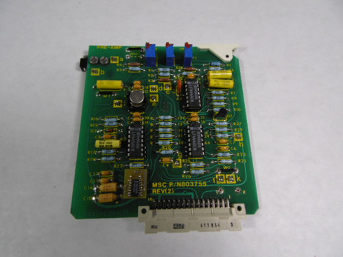 MSC 803755 Rev. 2 Pre-Amp Sensor Board USED