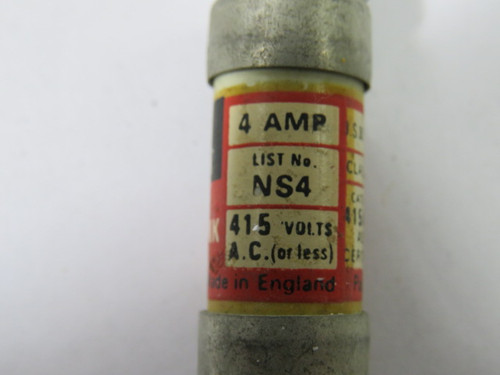 English Electric NS4 Fuse 4A 415V USED