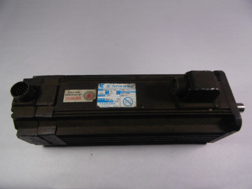 Yaskawa USAFED-13BY21 Servo Motor 1.3kW 1500RPM 9.7A USED