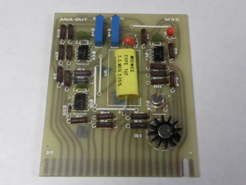MSC 1080 Analog Out Circuit Board USED