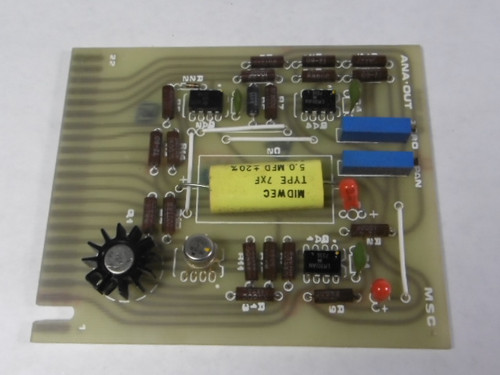 MSC 1080 Analog Out Circuit Board USED