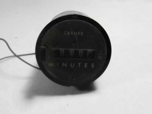 Cramer 636W 5-Digit Hour Meter115V 60Hz 2.7W USED