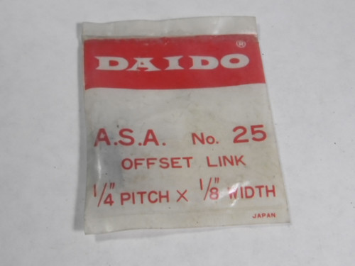 Daido ASA-25 Chain Link 1/4" Pitch 1/8" Width ! NWB !