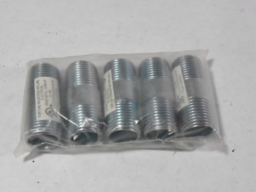 Fortune 51NB-3/4X2 Conduit Nipple 3/4x3" 5-Pack ! NEW !