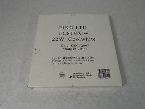 EIKO FC8T9/CW HG Lamp 22W Cool White ! NEW !