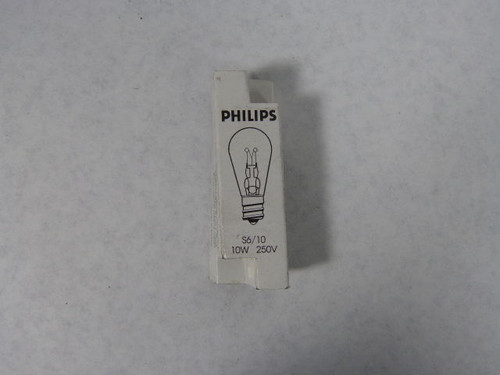 Phillips S6/10 Miniature Bulb 10W 250V ! NEW !