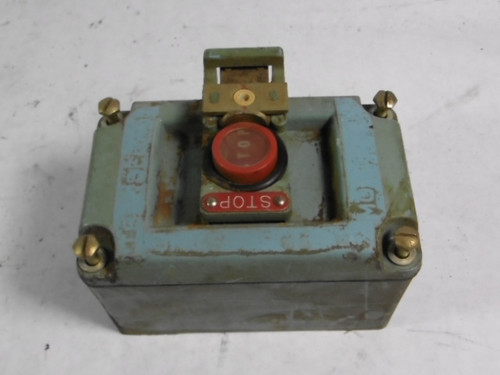 Telemecanique STOP Pushbutton Enclosure USED