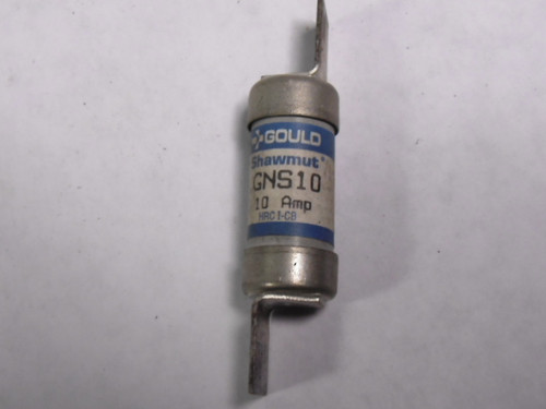 Gould Shawmut GNS-10 Fuse 10A 600V USED