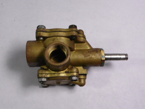 Asco 3-1B Valve Body Only Brass 3-Way 1" USED