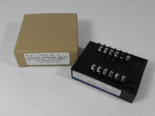 CR Magnetics 11045-AC-3 Current Sensing Relay 3 Channel 250mA 90-130V ! NOP !