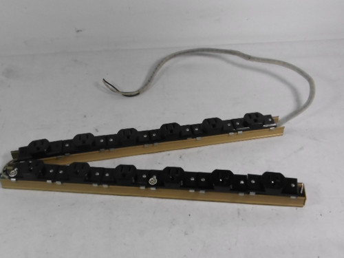 Wiremold 12PLUG Raceway 12-Plug USED