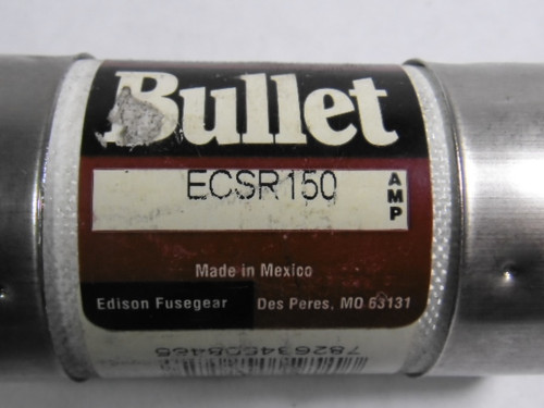 Bullet ECSR150 Time Delay Dual Element Fuse 150A 600V USED