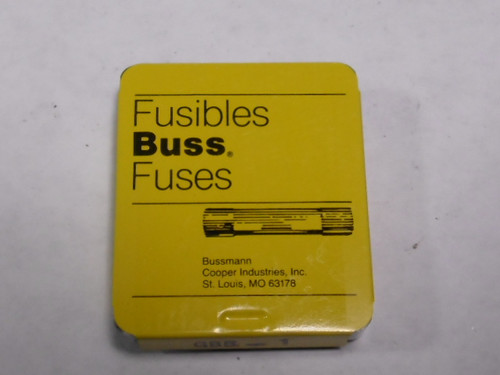 Bussmann GBB-1 Miniature Fuse 1A 250V Lot of 5 ! NEW !