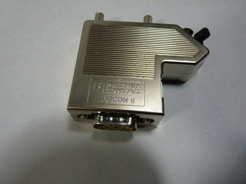 Phoenix Contact SUBCON-9/M-SH Connector Male 9 Pin USED