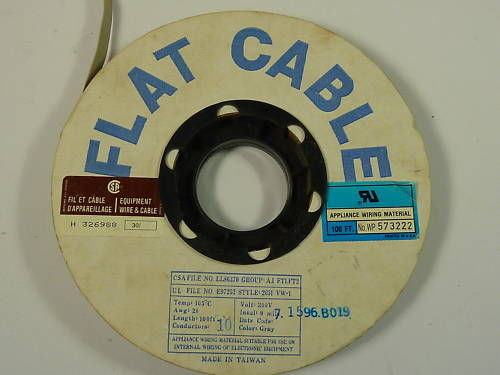 RU 2651-VW-1 Appliance Flat Wiring Material 100FT 300V  USED