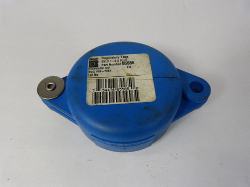 Brady 65585 GVLO 1-2.5 Blue Gate Valve Lockout USED