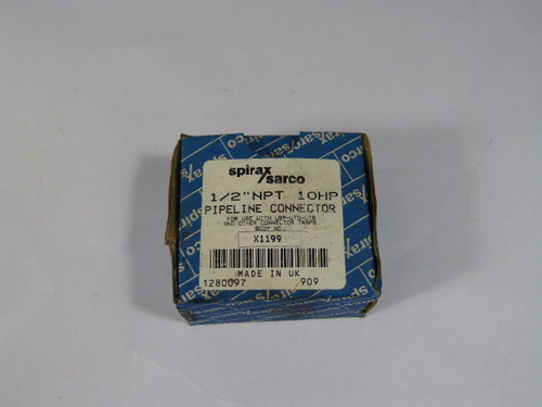 Spirax/Sarco X1199 Pipe Connector 1/2Inch NPT ! NEW !