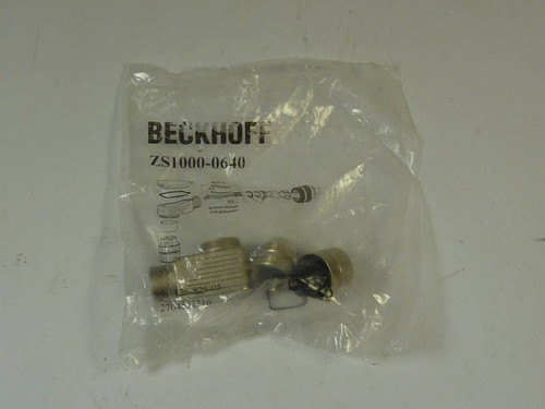 Beckhoff Angled Socket for Field Assembly 251000-0640 ! NWB !