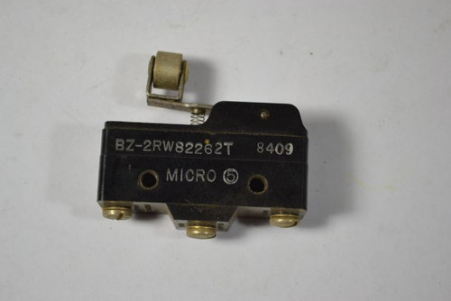 Honeywell BZ-2RW82262T Microswitch Limit Switch 15A 125/250/480VAC 1/8HP USED