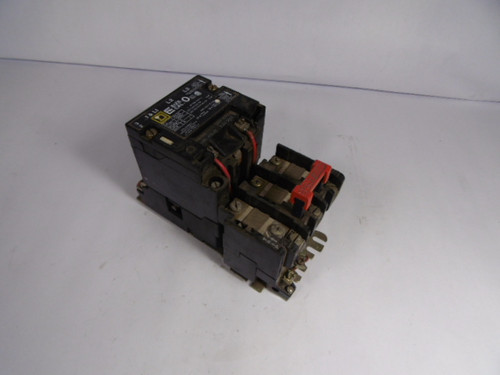 Square D 8536-SBO2-V01 Starter 110/120V 50/60HZ 3Pole 3Phase Open USED