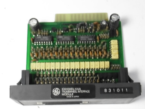 General Electric IC610MDL105A Thumbwheel Interface Module USED