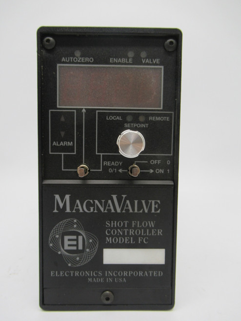 Electronics Inc. FC Shot Flow Controller Magnavalve 0/50C 32/122F USED